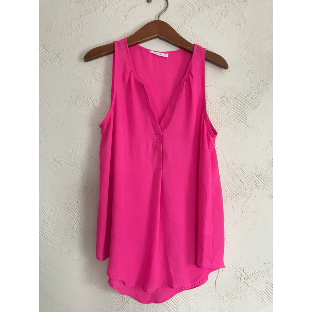 Hot pink blouse